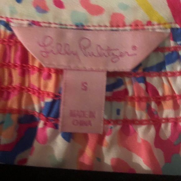 Lilly Pulitzer Elsa  top small - Picture 2 of 2